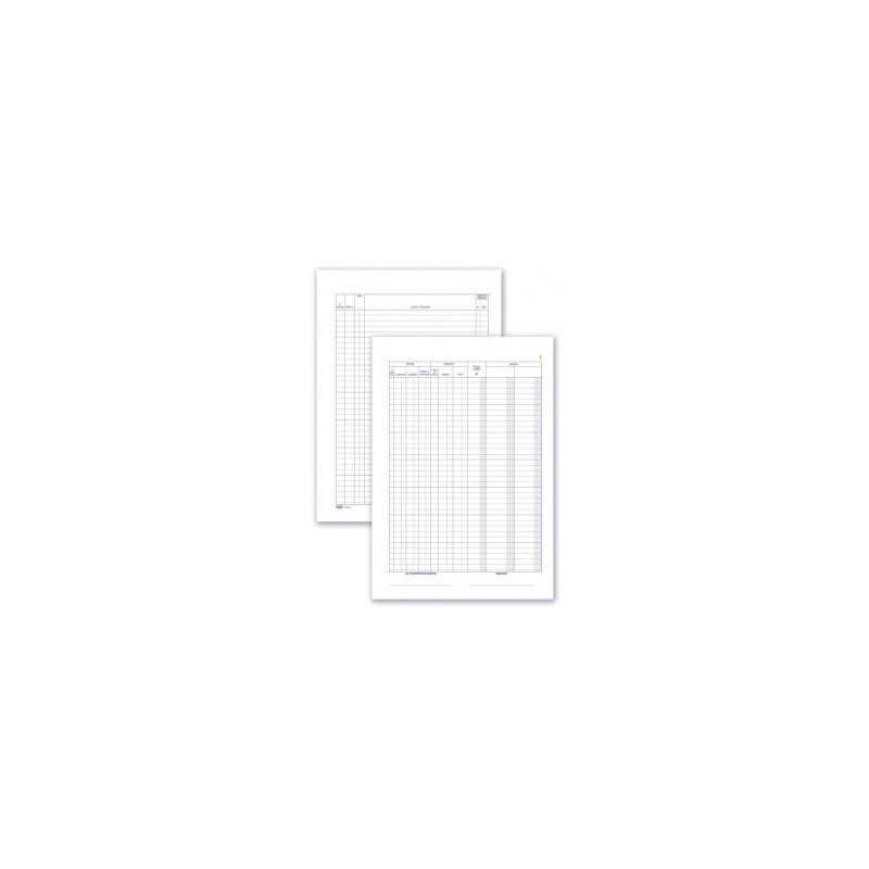 Registro Contabilità dei lavori - 50 pagine - 29,7x21 cm